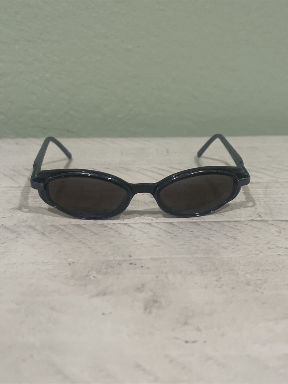 Maui Jim MJ-124-02 Sunglasses ‼️FRAMES Only‼️ Blue Black Gray Oval